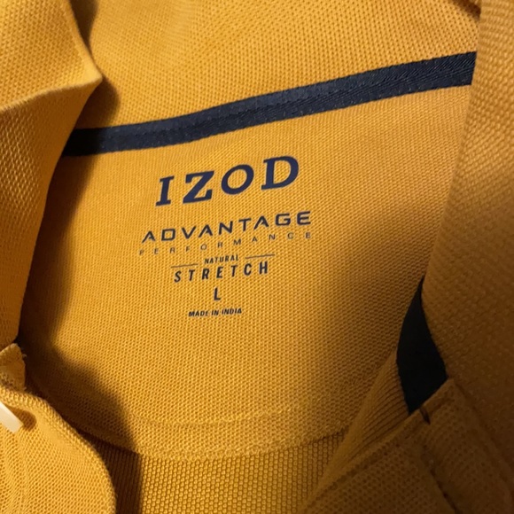 🟡 Gold Izod Polo (L) - Picture 3 of 3